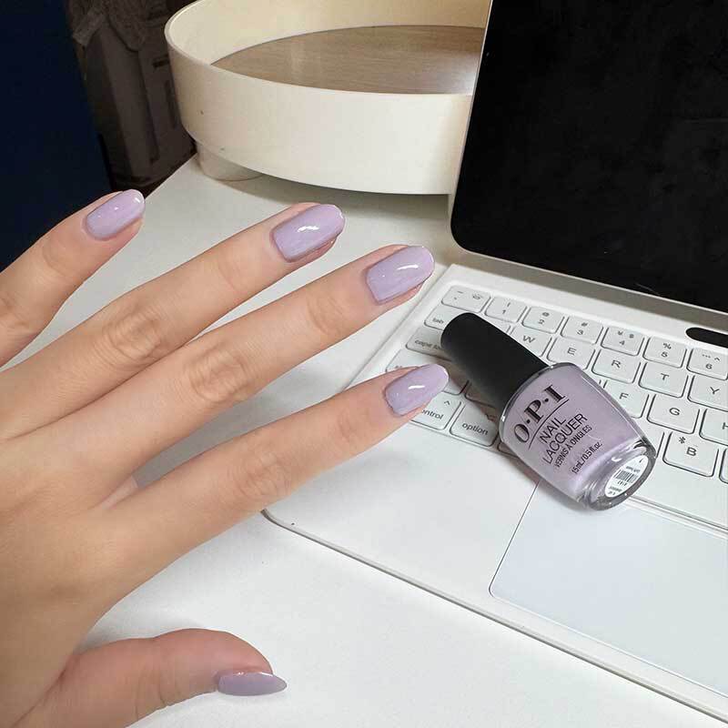 Opi Nail Polish in Nude Purple, Quick-Drying, No-Bake, Long-Lasting, Non-Fading, Enhances Complexion, Elegant and Classy Nail Art