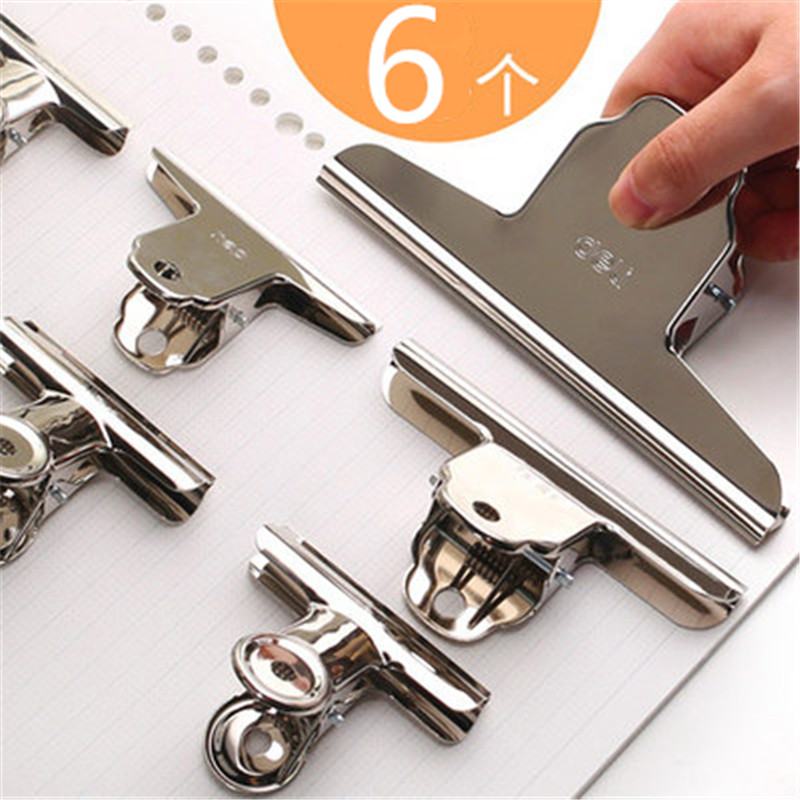 Delishan-type clip small clip multi-functional small iron clip fixed stainless steel clip large painting clip ticket clip