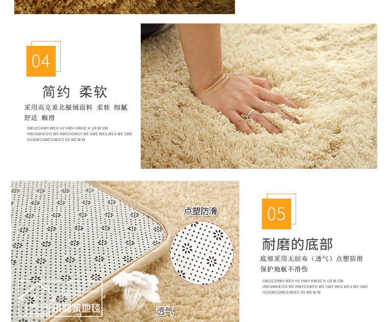 Thảm phòng ngủ đầy đủ của trẻ em dễ thương đầu giường hình chữ nhật Bắc Âu đơn giản phòng khách nhà bàn cà phê phòng ký túc xá - Thảm thảm lót ghế sofa