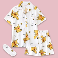 ZY-Пикачу двойные шорты + бесплатная маска для глаз