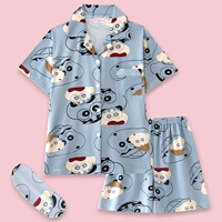 ZY-синие двойные шорты Xiaoxin + бесплатная маска для глаз