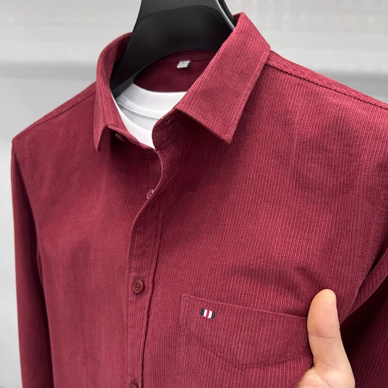 2025 New Corduroy Long-Sleeved Shirt for Men, Autumn and Winter Business Casual Loose Versatile Work Shirt Jacket 2025 New Corduroy Long-Sleeved Shirt for Men, Autumn and Winter Business Casual Loose Versatile Work Shirt Jacket