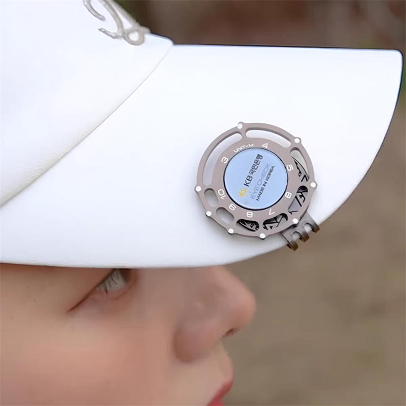 Idmakers Korean Original Imported Golf Marker Can Measure the Distance between the Ball and the Hole, Hat Clip