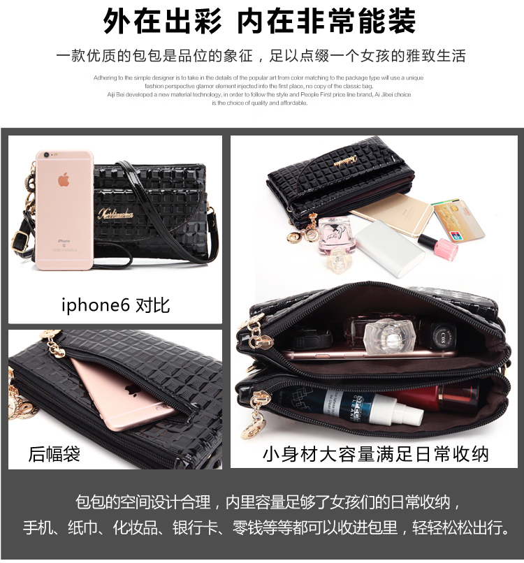 2018 phụ nữ mới của túi ly hợp túi thời trang lady Messenger túi vai nhỏ túi ly hợp túi purse chéo túi túi lv nữ chính hãng