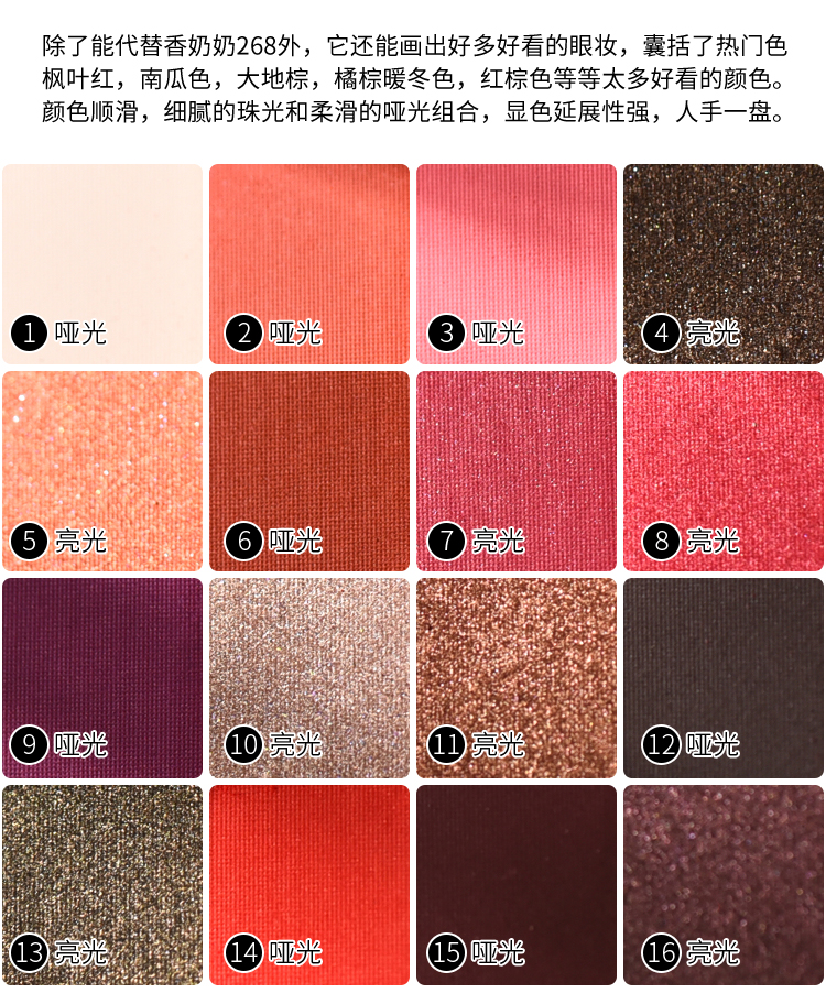 Phấn mắt nữ trang điểm nude mờ Người mới bắt đầu Hàn Quốc decay city ins super fire net red chống thế giới trang điểm bóng mắt chẵn lẻ bảng mắt dior