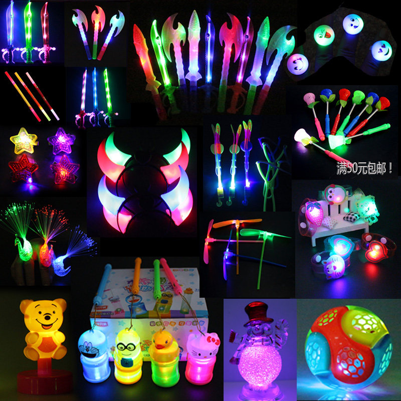 Night market light-emitting toys street sweeping creative small gifts hot selling net red children's toys 2020 street stall supply wholesale