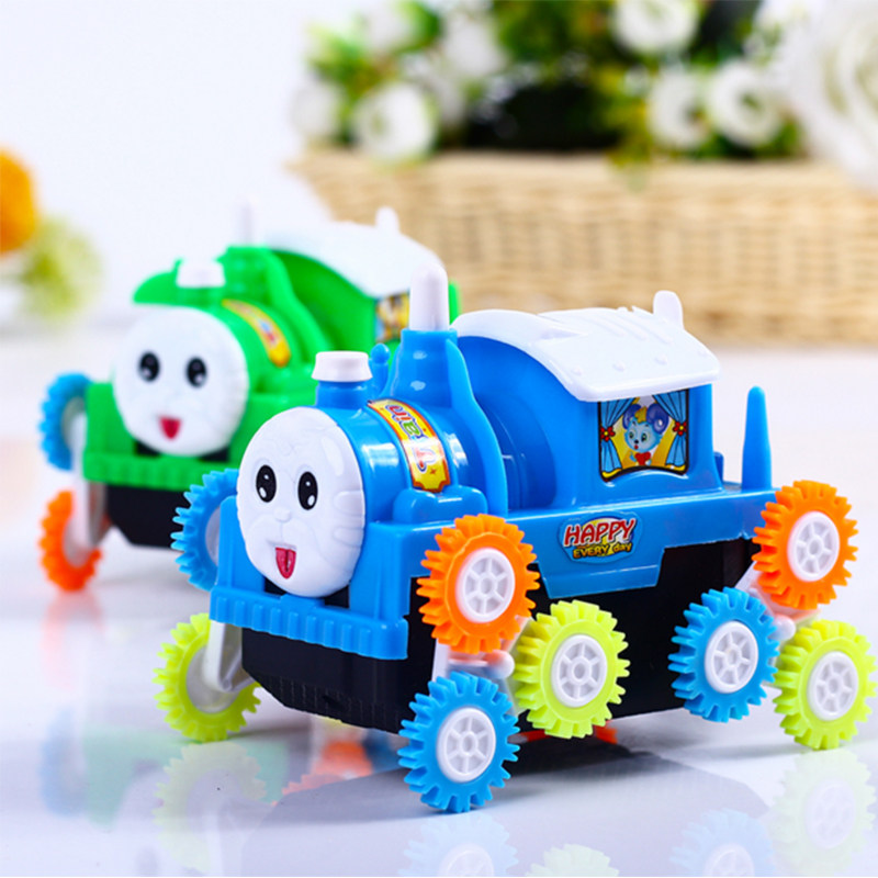 2020 new stunt train cartoon dump truck tumbling and fighting creative children Yiwu stall hot supply