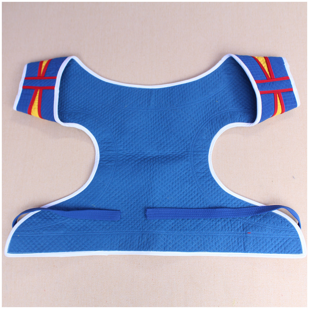Mongolian Style Wrestling Suit Wrestling Suit of Wrestling Suit Blue Yellow Color Delivery Belt to send the bag