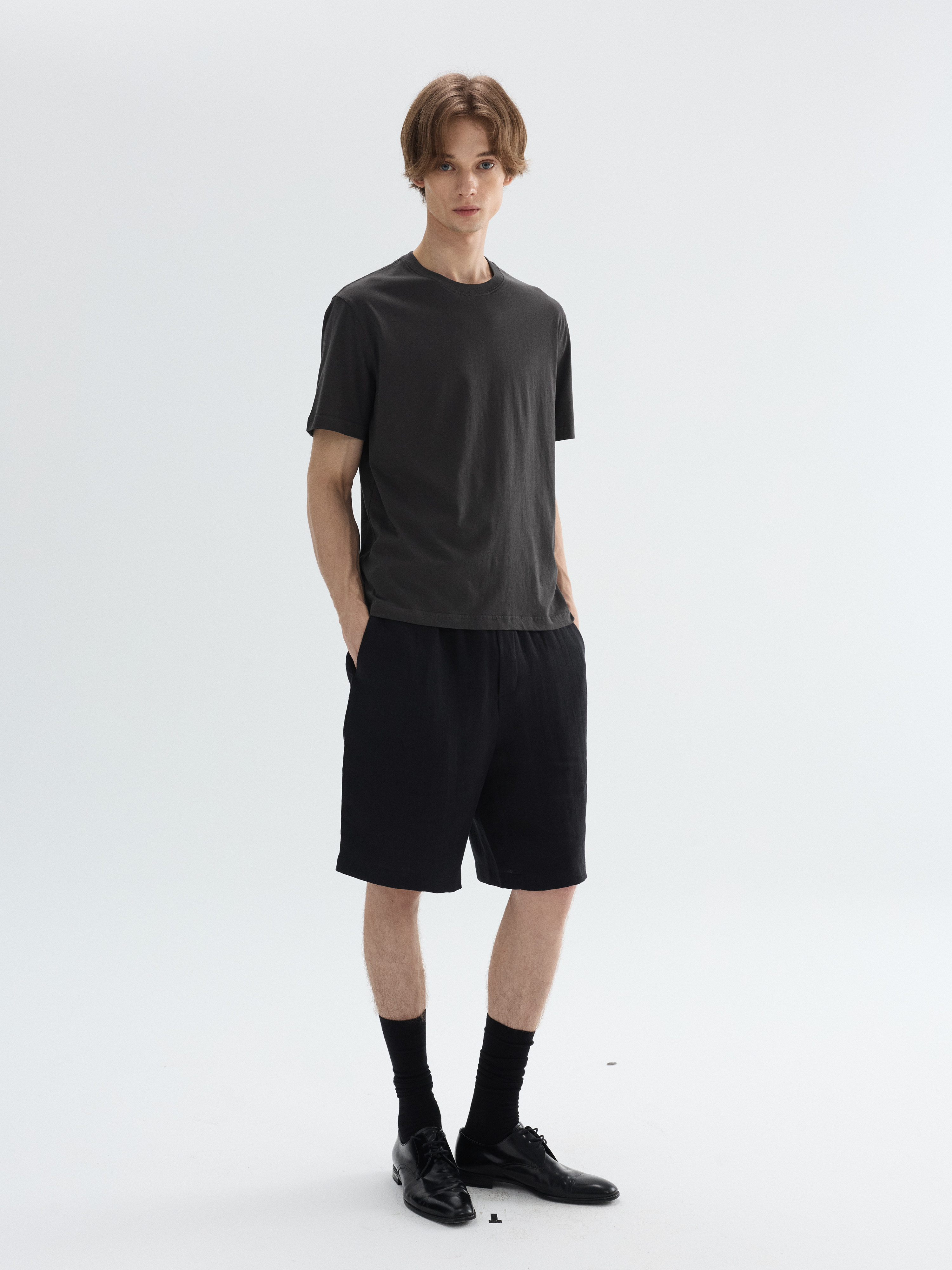 PURESQUARE Ultra-Soft Long-Staple Cotton Relaxed Tee
