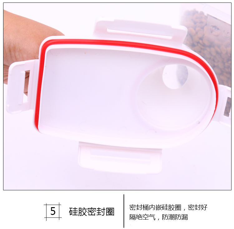 Pet thức ăn thức ăn cho mèo thức ăn cho chó thức ăn lưu trữ ngũ cốc thùng chống ẩm côn trùng bảo quản hộp lưu trữ hộp lưu trữ hộp kín - Cat / Dog hàng ngày Neccessities 	bát ăn cho chó lớn	