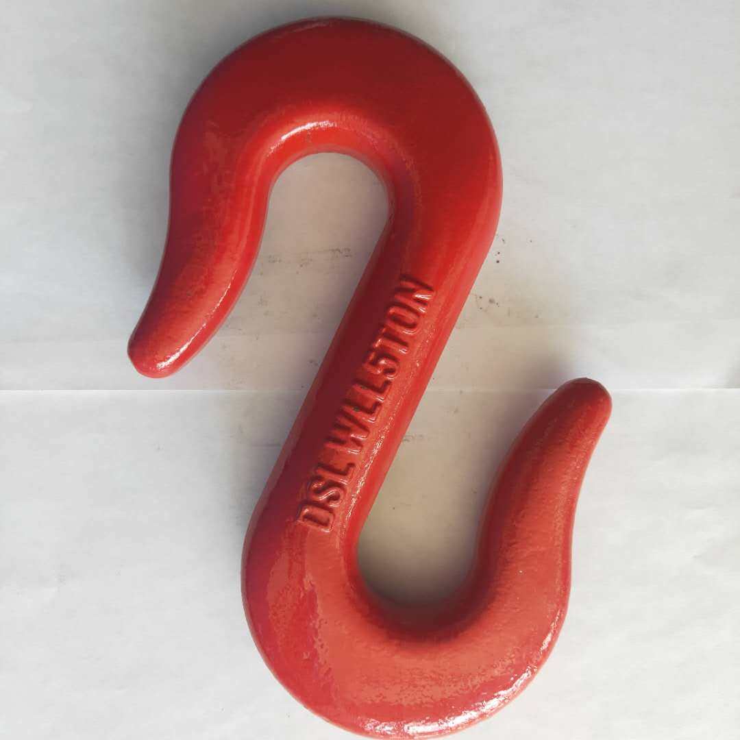 Lifting S hook S-type cargo hook two-way hook lifting alloy hook crane hook rigging opening adhesive hook steel hook
