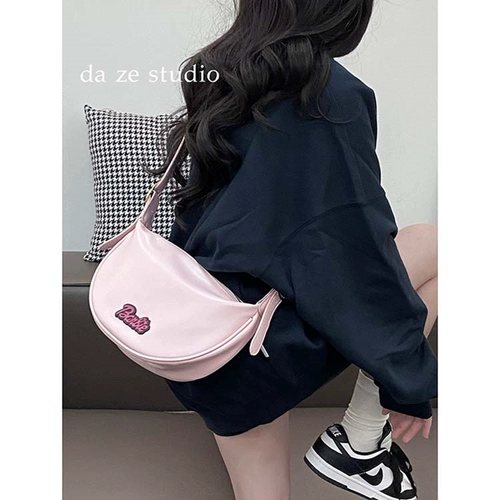 Сумка для путешествий, сумка через плечо, универсальная вместительная и большая розовая сумка на одно плечо, изысканный стиль