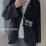 Цепь, небольшая сумка, оригинальная ретро маленькая сумка через плечо, на одно плечо