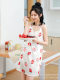 ໂຮງງານຂາຍໂດຍກົງ summer imitation silk home clothes sweet micro-supply pajamas suspender skirt KW191101