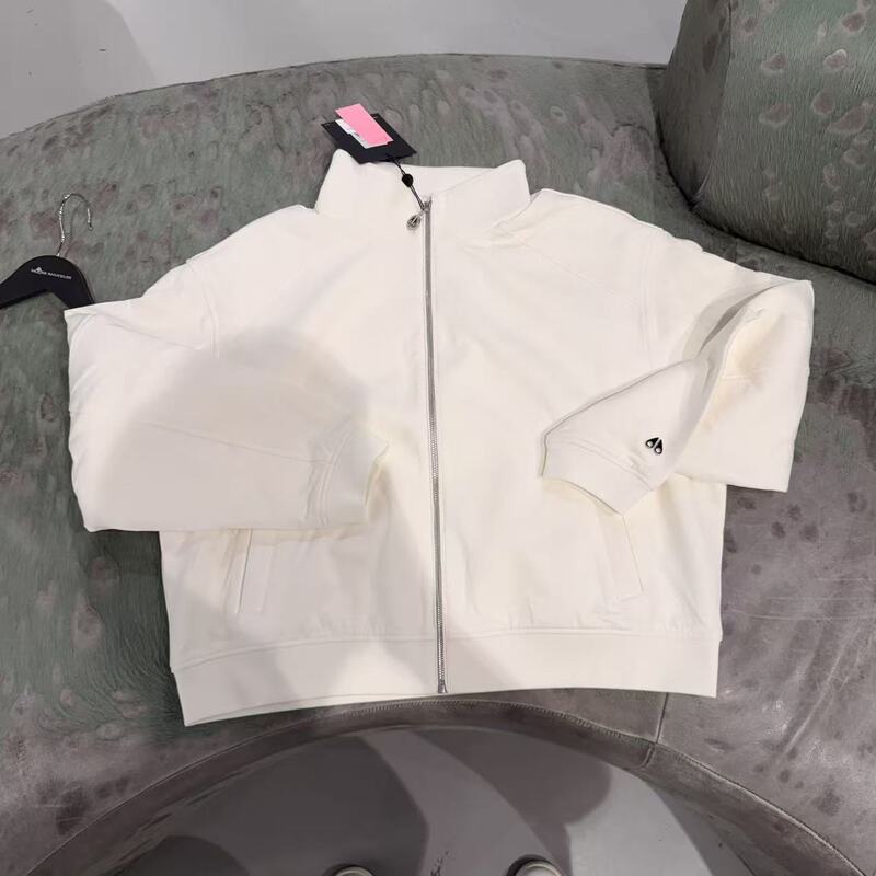 Moose Knuckles Women's Off-White Zipper Jacket M33Ls670 Purchasing Agent 6.13Mc