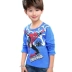 Quần áo trẻ em bé trai áo thun cotton dài tay cho bé trong chiếc áo sơ mi nữ lớn 2018 xuân hè mới ao dep cho be Áo thun