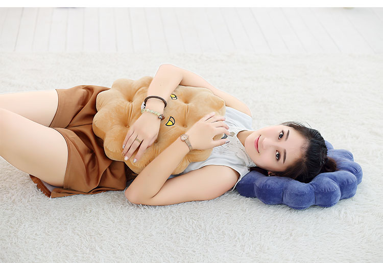Hoa tròn ghế văn phòng đệm dày sinh viên tatami cartoon thảm đệm ghế sang trọng sàn - Ghế đệm / đệm Sofa bộ thảm trải ghế gỗ cao cấp dày không trơn
