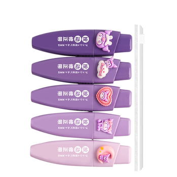 Jianzhou cartoon gradient culomi press-type correction tape