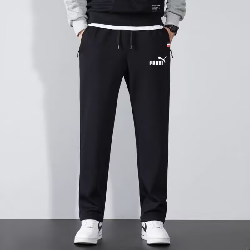 Outlet Pure Cotton Sweatpants for Men, New Spring/Summer Straight-Leg Joggers, Loose Casual Pants for Men Outlet Pure Cotton Sweatpants for Men, New Spring/Summer Straight-Leg Joggers, Loose Casual Pants for Men