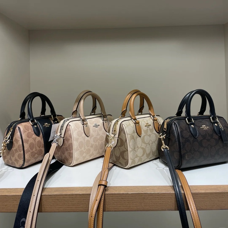 Yanyan Guoxian Coach Rowan Boston Bucket Pillow Bag Single Shoulder Crossbody Handbag Hiking Bag