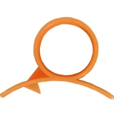 Оранжево -пилинг -апельсиновый артефактный кольцо, очищающее апельсиновое устройство, открытое гранато