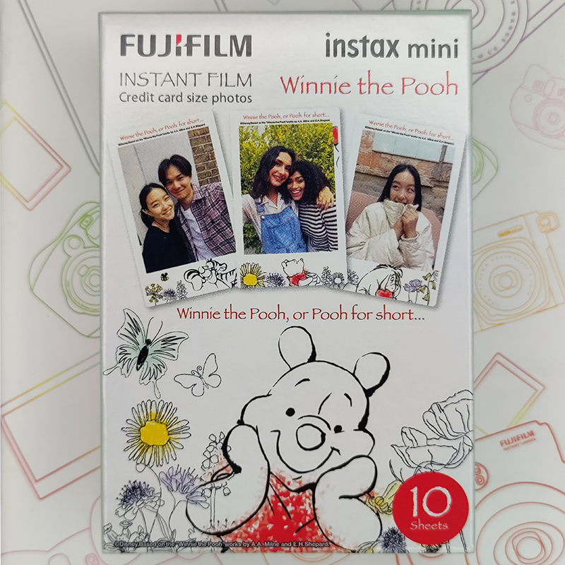 Winnie the Pooh Photo Paper Fuji Instax Mini7S/8/11/25/90 Cartoon Film 3inch Film