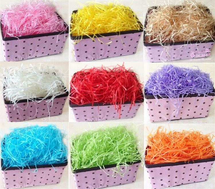 Shredded Paper Raffia Gift Box Filling Paper Candy Box Chocolate Box Handmade Soap Box Filler