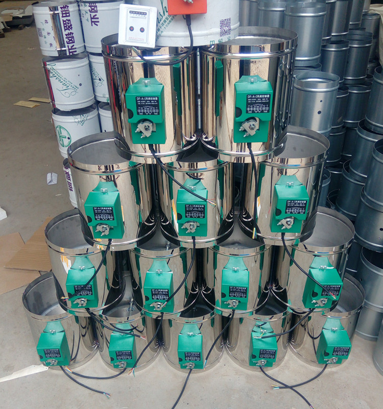 Electric manual adjustable angle wind valve stainless steel 201 air volume regulating valve customized 304 manual galvanized wind valve