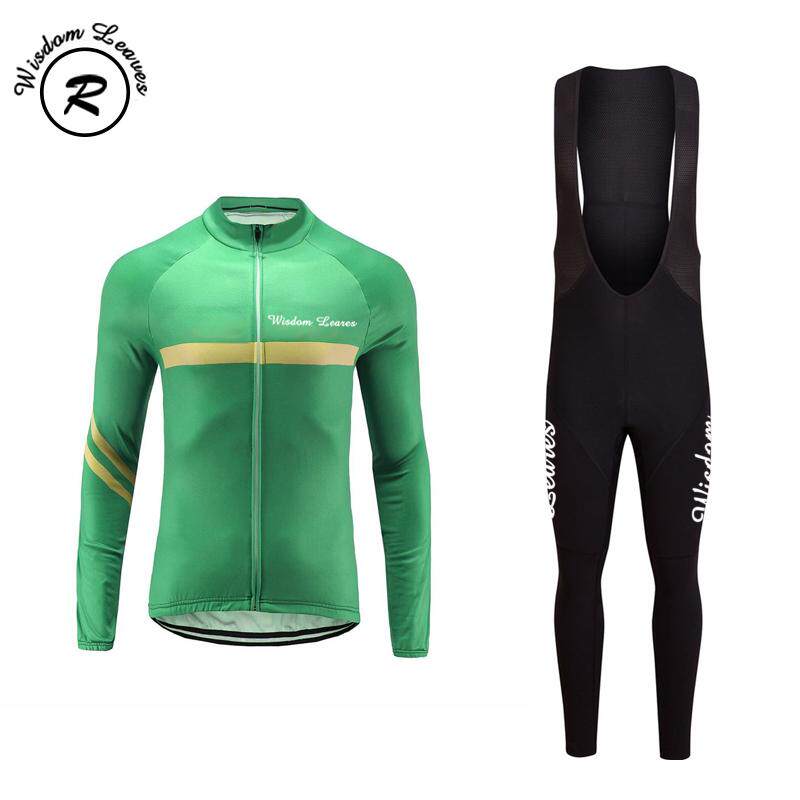 Custom team version bicycle riding suit men and women long-sleeved suit autumn and winter children's Tour de France fleece mountain bike equipment