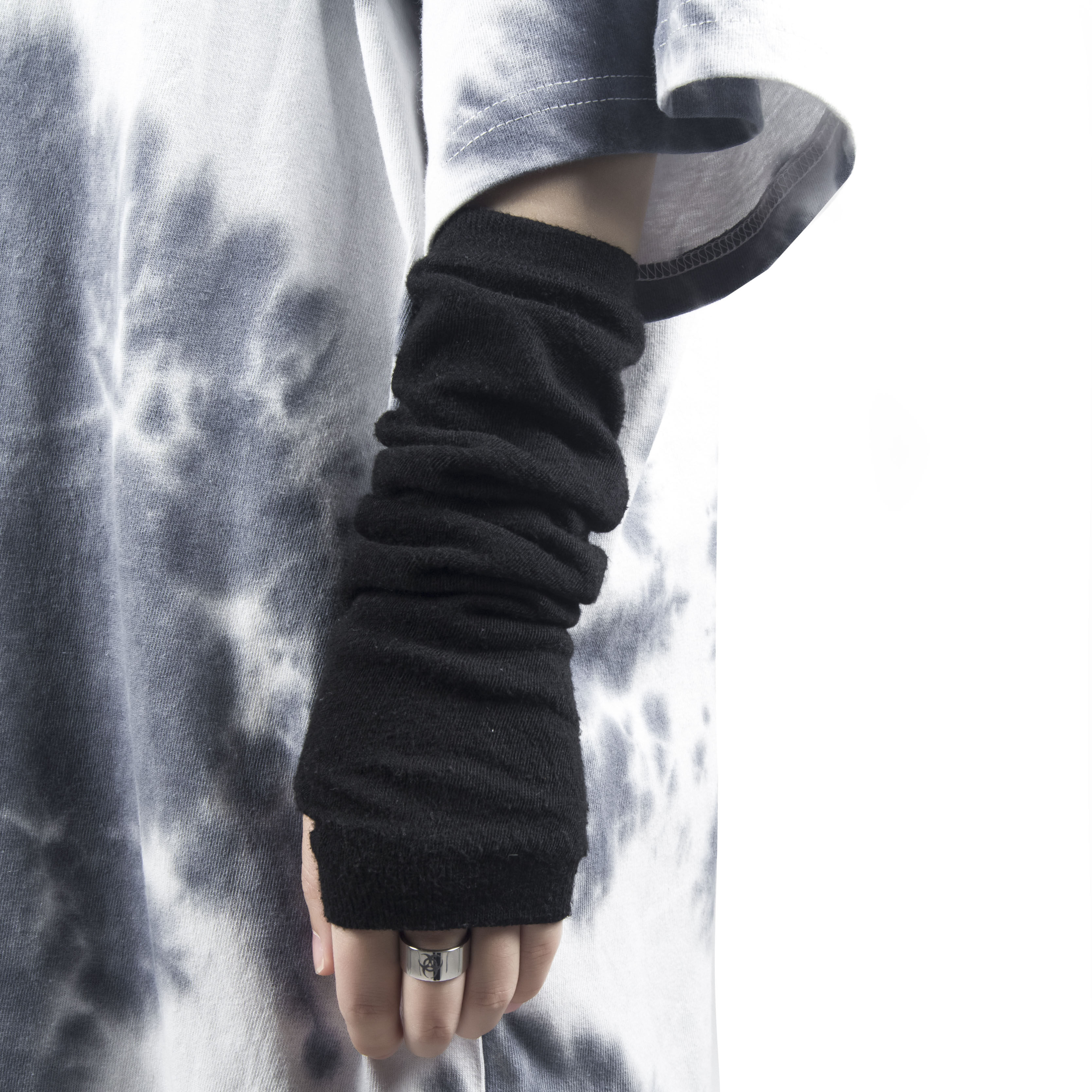 NormCore Moment black technology old dark open-toed gloves a pair of two with artifact non-refundable