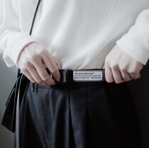 NormCoreMoment Outdoor Tide Light Functions Bicolor Fast Removable magnet button to insert buckle Leisure nylon belt