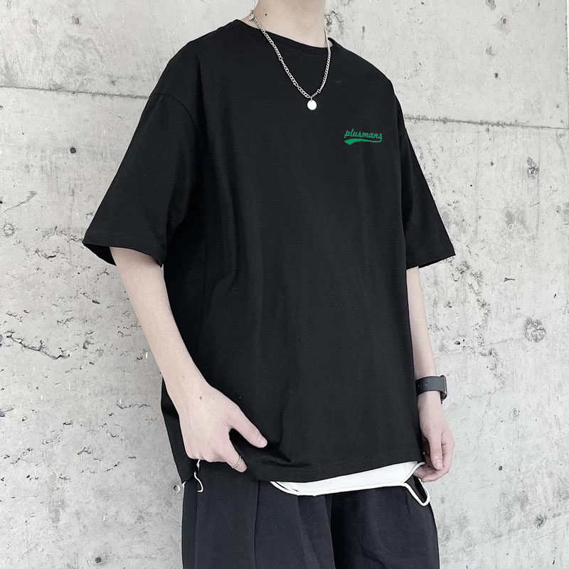 Men's short sleeves Chauffins The original Cebu Wind 2021 net red t-shirt male trend clothes hip hop loot lovers half sleeves 