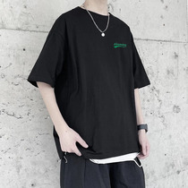 Mens short sleeves Chauffins The original Cebu Wind 2021 net red t-shirt male trend clothes hip hop loot lovers half sleeves