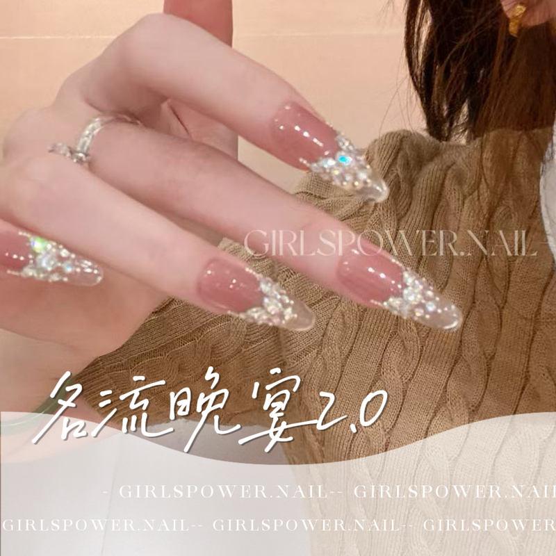 【Celebrity Dinner 2.0】Girlspower Designer Niche Handmade Wearable Nails 【Celebrity Dinner 2.0】Girlspower Designer Niche Handmade Wearable Nails