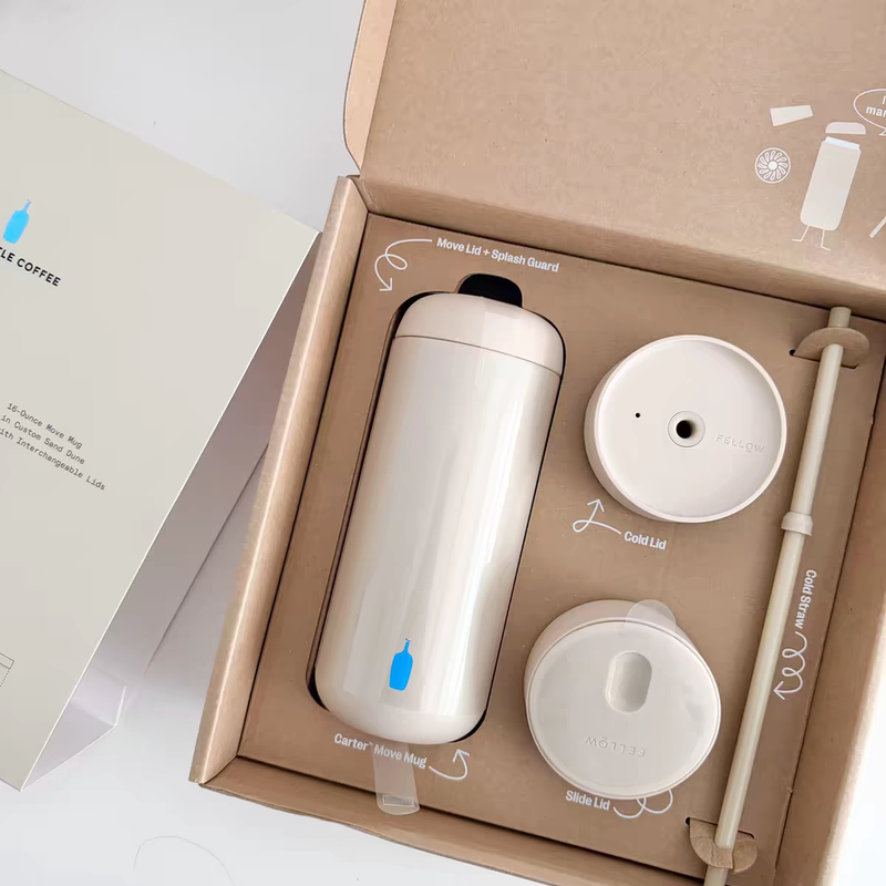 Blue Bottle Coffee X Fellow Carter 3-in-1 Thermos Cup｜Off-White Limited Edition