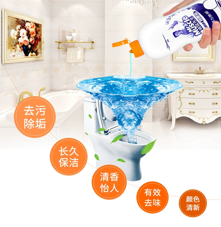 Mr Wei Meng toilet toilet toilet mạnh hơn ngoài nước tiểu vảy nước tiểu vệ sinh gia đình loại 480g * 2 chai - Trang chủ nước tẩy cặn kính nhà tắm