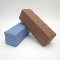 Chinese cotton linen linen square armrest square pillow armrest pillow chaise longue sofa high density sponge square armrest pillow
