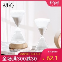Chuxin hourglass timer 30 minutes 10 customized creative personality ornaments Water droplets Valentines Day gift for girlfriend male