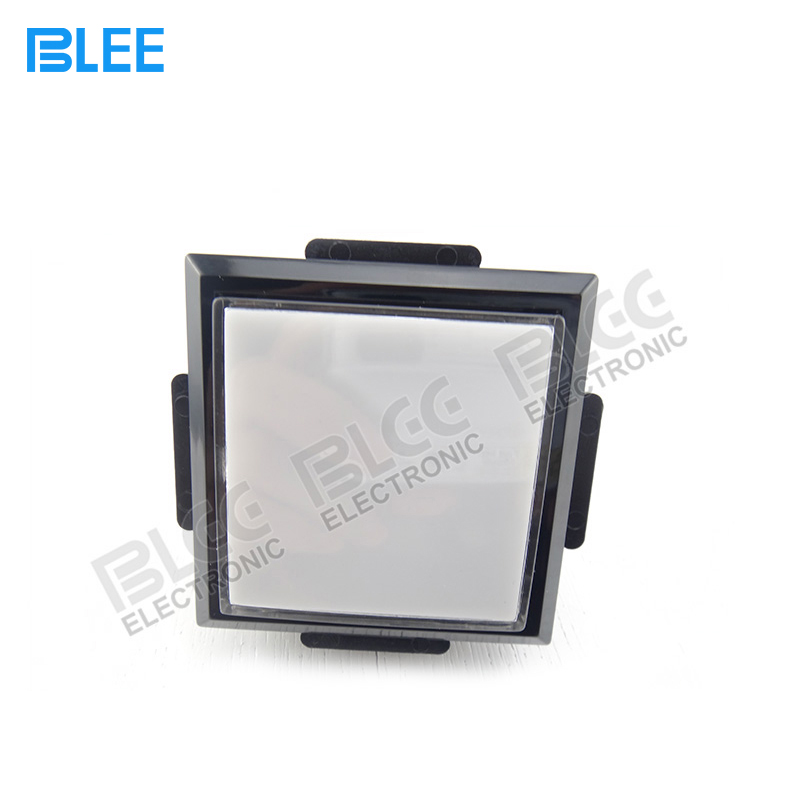 60 * 60 Chinese buttons Large game console with light button self-reset button switch DJ Chinese shaped button