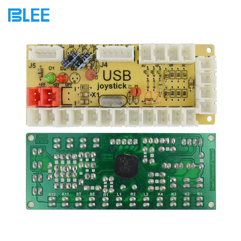 Game console USB Arcade joystick Yellow chip Circuit board box wiring board Game controller joystick accessories