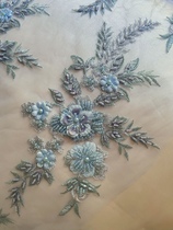 8 color stereo hand stitched lace fabric dress childrens clothing show clothes diy fabric mesh decoration