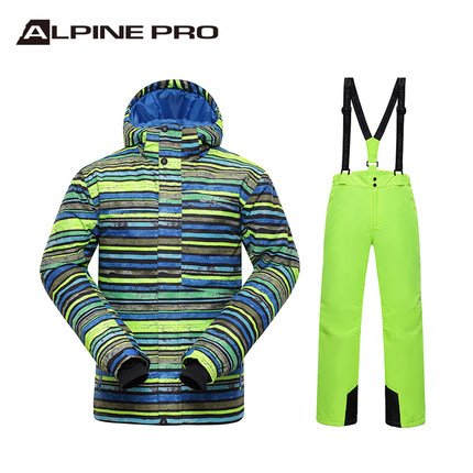 Alpine Pro Alpine Pro winter outdoor men's windproof waterproof warm breathable ski suit suit men's models