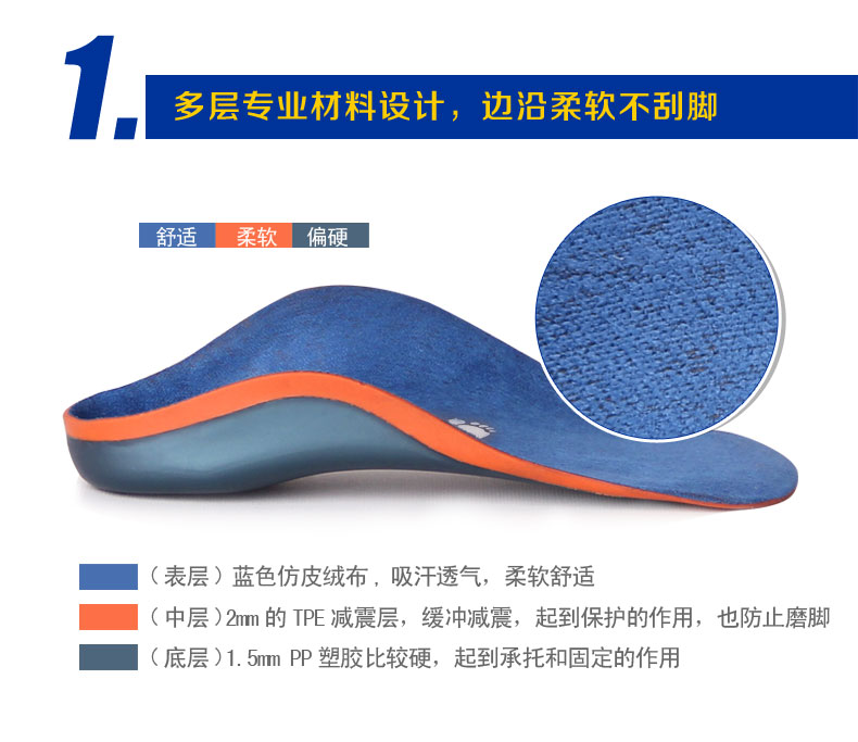 Thường vụ dòng T42 trẻ em của tám nhân vật chỉnh đế chân eversion chân phẳng arch bé chỉnh hình lót miếng lót giày silicon dán gót chân