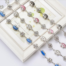 New belly dance waist chain Rhinestone Cats Eye Stone fashion dress thin belt female metal belt sailor dance waist decoration
