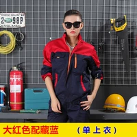 Большой красный клык тибетский синий (одиночный топ)