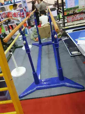 Outdoor outdoor fitness equipment Army training standard thickened single bar double bar Cast iron double bar army nylon bar surface