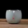 Ningxiang Pavilion Coarse pottery iron tire official Kiln master tea cup Celadon open piece Kung Fu Tea Ceramic personality Pu'er tea single cup