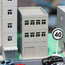 1:144 150 87 64 72 50 Construction House House House House House House Villa city road scene sand table