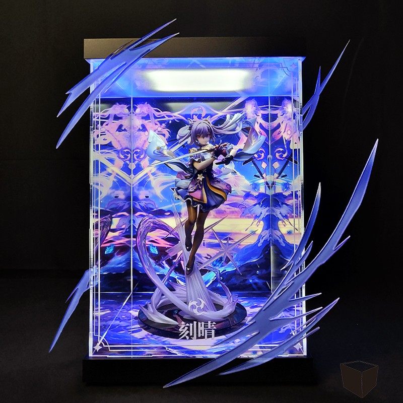 【老A】APEX TOYS 原神 刻晴 霆霓快雨 手办专用 LED防尘展示盒测评!_动漫电子_淘宝游戏网