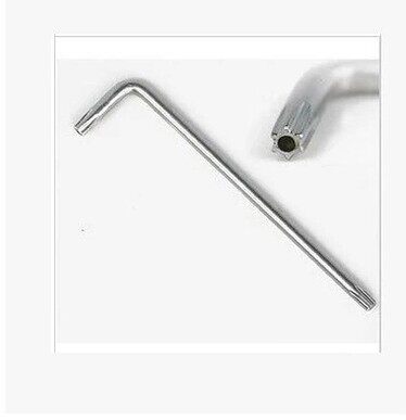 T25 plum wrench with middle hole flower-shaped rice-shaped screw fixing and dismantling wrench BB5 7 disc brake disc disc brake piece